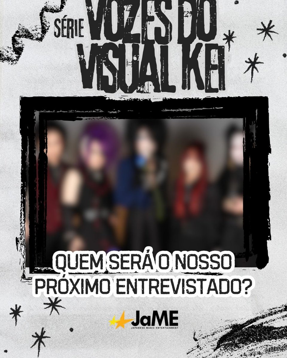 JaMEBR's tweet photo. 👀 Quem será o próximo entrevistado da série “Vozes do Visual Kei”? 

Uma banda referência no visual kei, com mais de 20 anos de carreira, metal sinfônico, teatralidade e moda. 

A entrevista sai em 20 de agosto!

#VozesDoVisualKei #VisualKei #JRock https://t.co/PadWM8GiIF