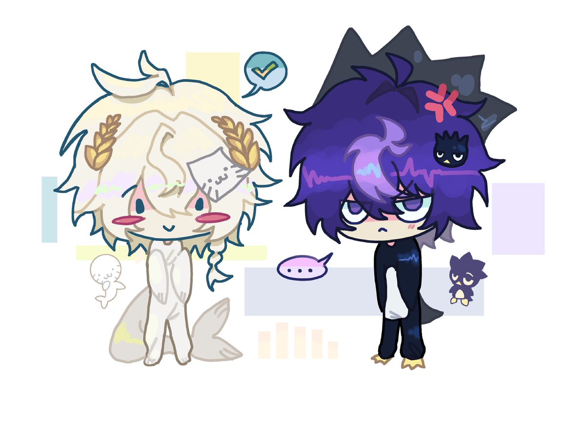 deviousodyssey's tweet photo. Straw req #polarityduo as sanrio https://t.co/vv7yNPMkRH