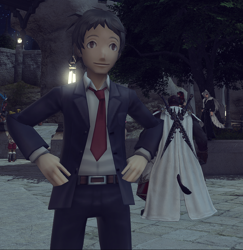 nightmare_ffxiv's tweet photo. Seeing Adachi in limsa was not in my bingo card today https://t.co/j6LXSaHswm