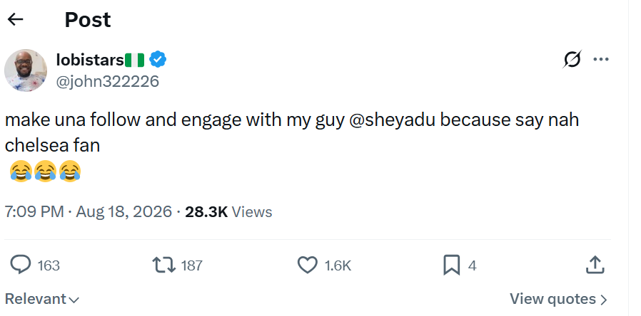 SheyAdu's tweet photo. As @john322226 don endorse me for this app now, make una do as e talk o. 😂😂😂😂. lobistar abeg no vex if u see this o i know u go talk say make i delete am send my account number 😂😂😂😂 https://t.co/WLB9TC5Bzv