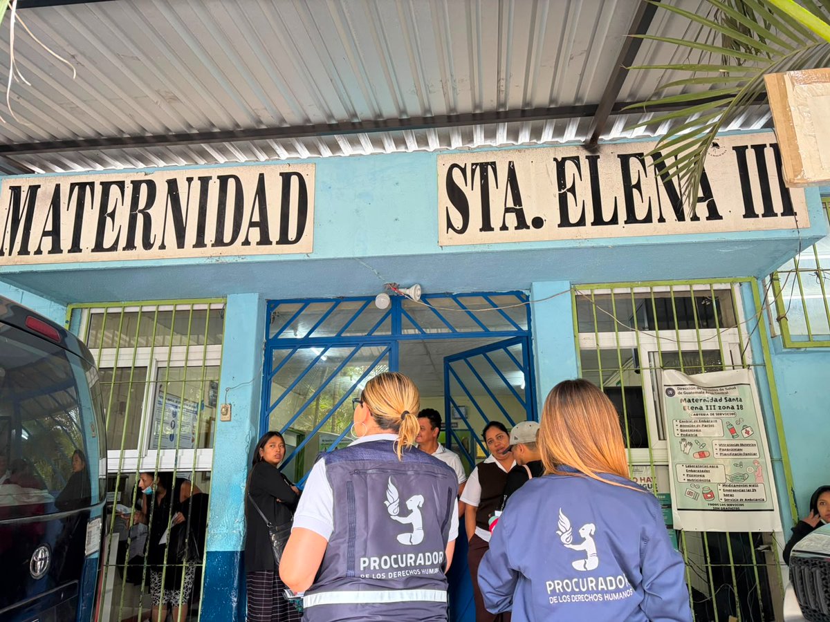 PDHgt's tweet photo. La Defensoría de la Mujer de la @PDHgt realizó una supervisión de seguimiento a las recomendaciones emitidas al @MinSaludGuate. El objetivo de la diligencia fue verificar las acciones que garantizan la atención #prenatal, #parto y #posparto en las Maternidades Periféricas de Santa Elena III zona 18, así como en las zonas 7 y 13 capitalinas.