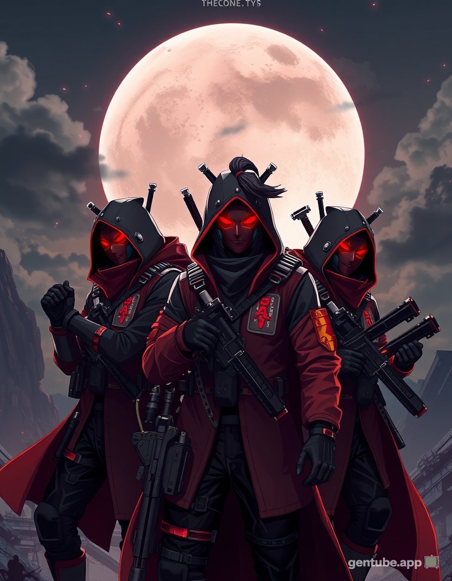 juppyarc32's tweet photo. What if the Akatsuki were a band of cyberpunk ninjas... https://t.co/dVCXDbE1fY