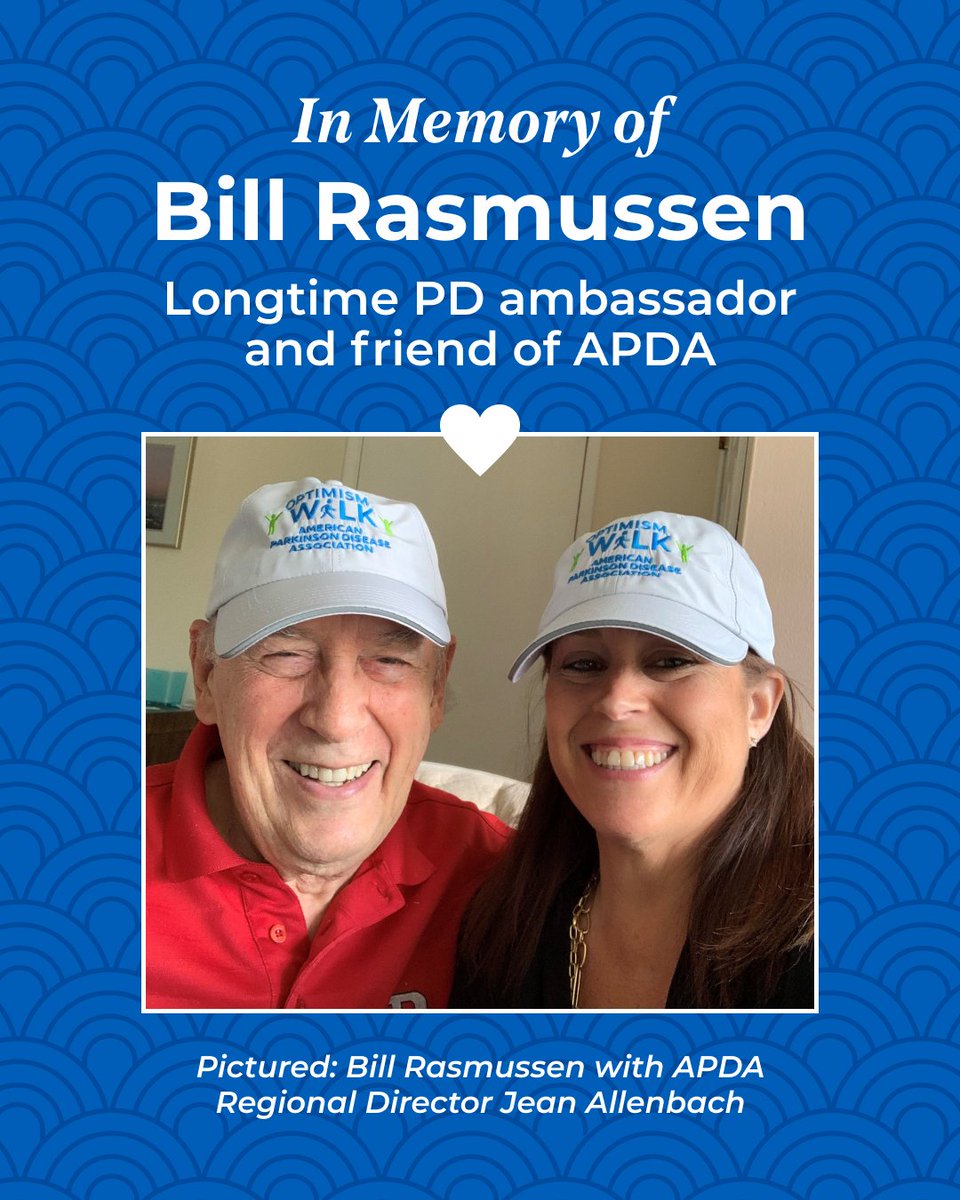 APDAParkinsons's tweet photo. We are deeply saddened by the passing of Bill Rasmussen, founder of ESPN, longtime friend of APDA, and a dedicated ambassador for the Parkinson’s disease community. Learn more about Bill’s remarkable life and legacy: https://t.co/2nAwLZzWeK https://t.co/rkliVd8NIr