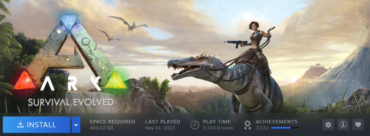 AngeltheFallen's tweet photo. @NVIDIAGeForce @FalconNW #RTXPowersPlay Love Ark, but Ark Ascended has grown too big for my current PC to install... So a new PC would help me... https://t.co/rKwyAoTERs