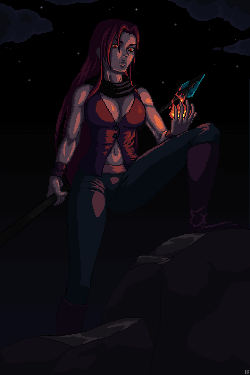 IronpactStudios's tweet photo. Jayna Erys from the RPG-Maker game Vampires Dawn

#vampiresdawn #pixelart #vampires https://t.co/8ColRcbyDa