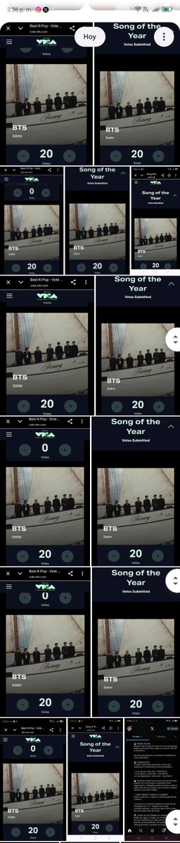 lvssgiigi's tweet photo. Votoss
VOTE FOR BTS ON VMAS
VOTE FOR SWIM ON VMAS
VOTE FOR BTS ON VMAS
#VoteForBTSonVMAs
#VoteForSWIMonVMAs https://t.co/N9xbOQihBH