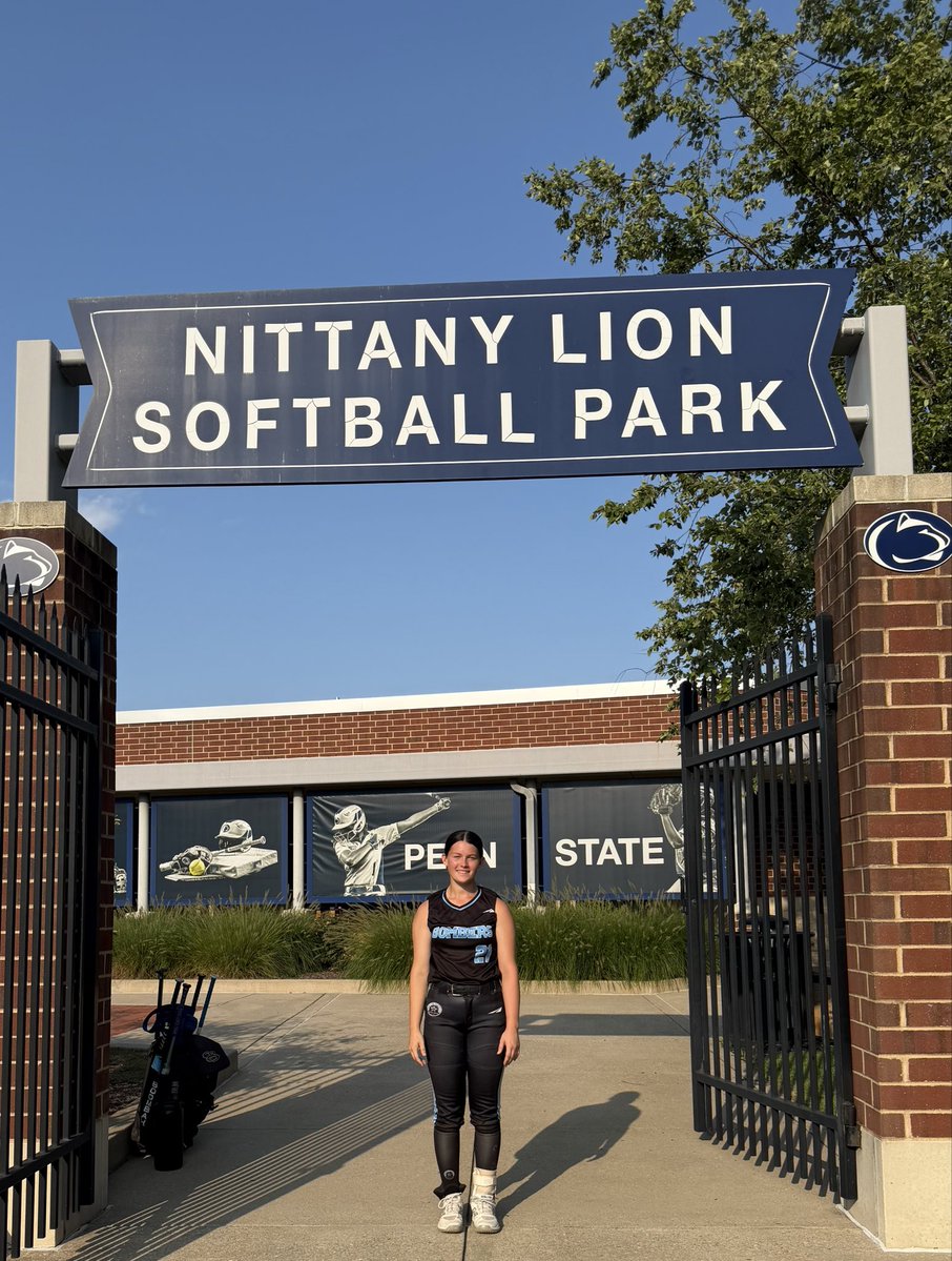 KBarrett2029's tweet photo. I had an amazing time at the Penn State camp. Thank you so much!! @PennStateSB @coach_crowell @ExtraInningSB @Softball_Home @SoftballHome https://t.co/8C5xtP5kLq