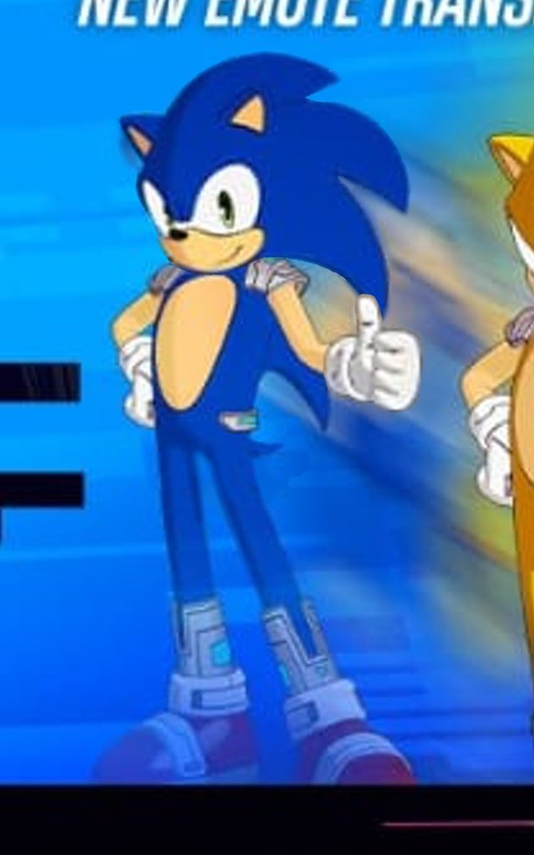 Yukyino's tweet photo. Vi essa imagem do Sonic no Fortnite e fiz algumas alterações simples em como dava pra melhorar esse modelo https://t.co/XYx28bUqQT