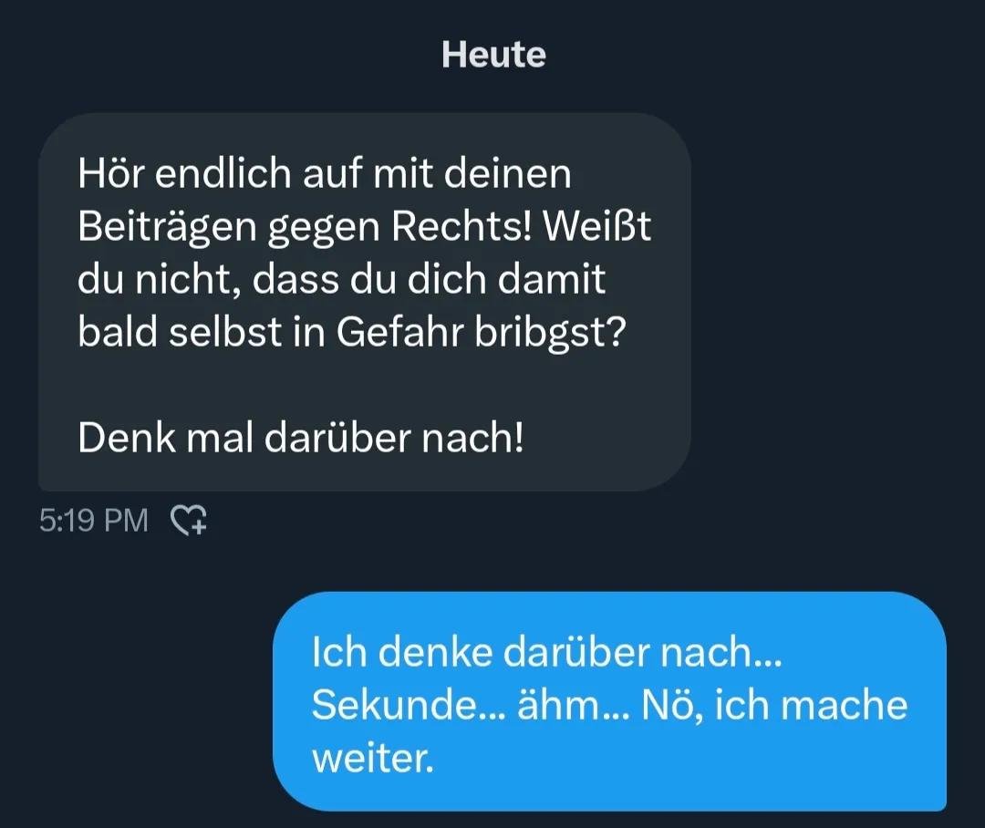 saki_statements's tweet photo. "Denk mal drüber nach" https://t.co/yJtmhnJFNQ