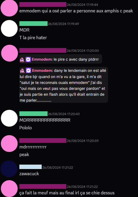 bitchiteau's tweet photo. premiers sur la hate
de minable sur tous les chat twitch de gauche à raciste sous secondaire, et y'en a qui oublient ta duplicité sur le cancel de dany, ta défense de zawa, tes white tears en stream pour tirer la couverture à toi alors que t'étais victime que de ton propre vice https://t.co/wJH5AVfz9X