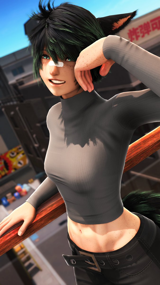 TomboyHolo's tweet photo. So, where would you wanna go today? 💚 https://t.co/UMZmtHo62E