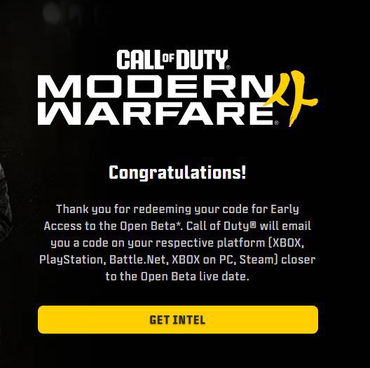 ImnotReed's tweet photo. Giving away #MWIV #MW4 beta codes! Just #RT and #Follow and I’ll dm you! Good luck! #cod https://t.co/dYTtrrlcQy