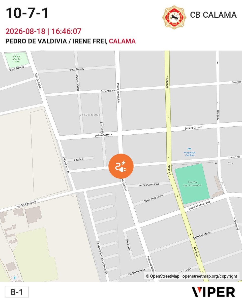 Viper_cbcalama's tweet photo. 10-7-1 PEDRO DE VALDIVIA / IRENE FREI B-1 https://t.co/IkaThtpk0l