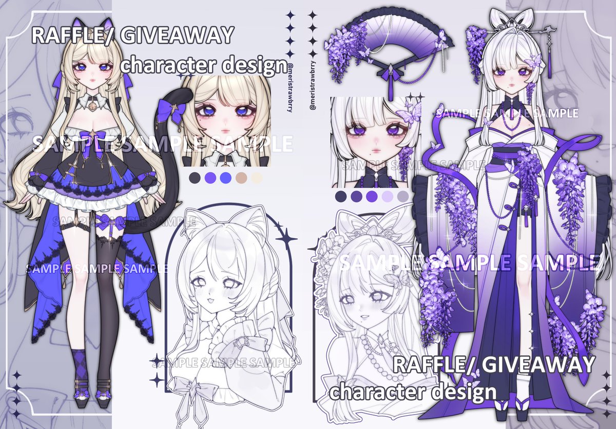 meristrawbrry's tweet photo. 💜CHARACTER DESIGN RAFFLE/GIVEAWAY

🏆1 Lucky Winner will receive:
A design/redesign or outfit for your character + bust sketch

📝To enter:
⟢ like + rt + follow
⟢ comment your ref (optional)
Ends september  20th! https://t.co/bruexd4Yft