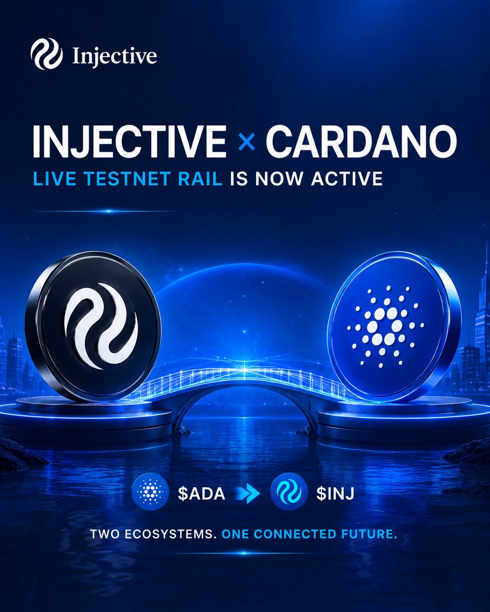 Victoria_ble's tweet photo. Injective and Cardano just took a meaningful step by connecting two ecosystems.

A live testnet IBC rail now links the two networks.

And this could open up a lot of possibilities for both communities. 🧵 https://t.co/FdWyrIqaVm