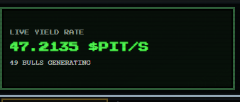 thepit_rh's tweet photo. Yield is officially BACK ONLINE! 

Go check your dashboard right now and see how much you're earning second by second.

Mint more Pit Beasts to scale your yield—generate enough to mint multiple beasts every single day. 

More Beasts= faster compounding. Let's go, show us how much you win a second!
