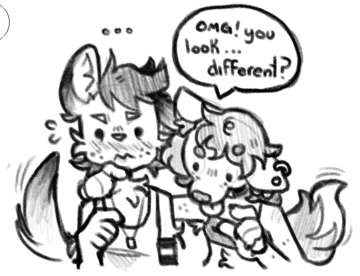 spookieryuii's tweet photo. first time i drew these two after so long oml

#furry #furryart #furrypride #fursuit #oc #furryoc #fluffy #fluff #fox #furryfox #furryfennec https://t.co/6Aby9lSk3t