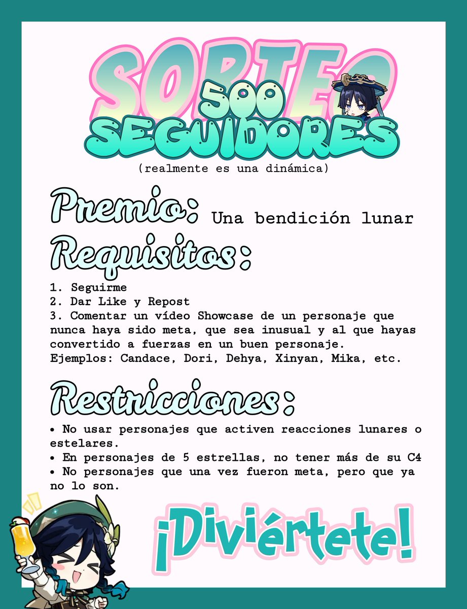 CinderellaVoid's tweet photo. 🌙 ¡Una BENDICIÓN LUNAR gratis!

Por llegar a los 500 seguidores haré una dinámica para mis seguidores y futuros seguidores. 🤝🏻

Requisitos en el post ¡LEAN!

—Valido hasta el 30 de agosto del 2026.

📹 El vídeo ponlo en los comentarios. https://t.co/iLup8RLB7g