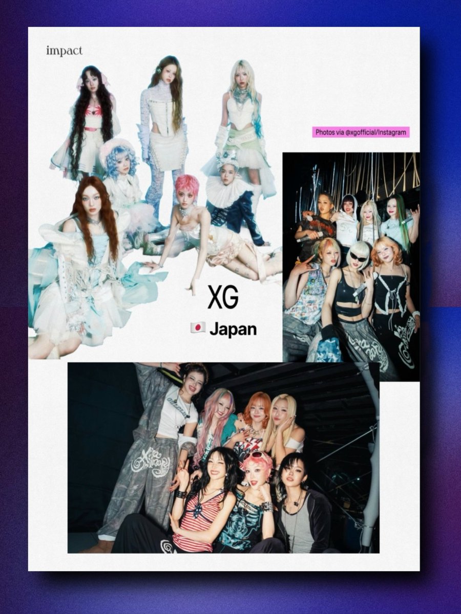 XGPopBase's tweet photo. IMPACT names XG among the biggest pop stars who aren’t from North America in a new Instagram post. https://t.co/f6qTaW7RX1