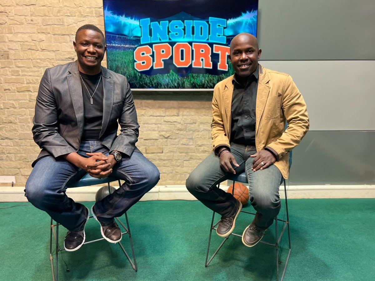 NsimbeJV's tweet photo. It was quite sentimental to have you, Ivan Enabu on #InsideSport tonight. It felt like the best one and two combination in basketball, having the honour of Interviewing you about your basketball career in the @NblFuba. Players of your ilk are not born these days. @NBSportUg https://t.co/m1sxvthXoC