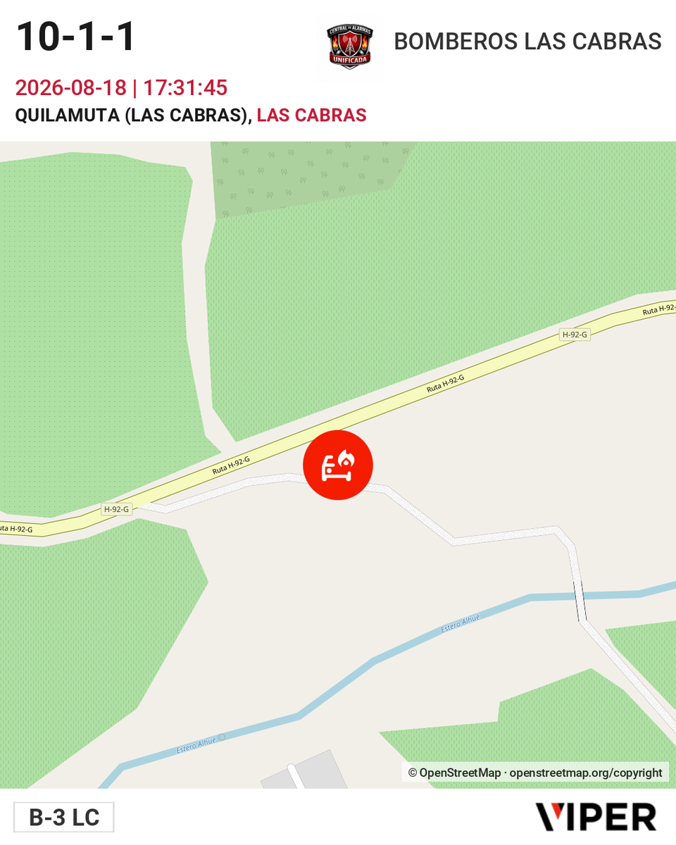 CentralUnif's tweet photo. 10-1-1 Quilamuta (Las Cabras) /  B-3 LC https://t.co/dYjhOmEsDS
