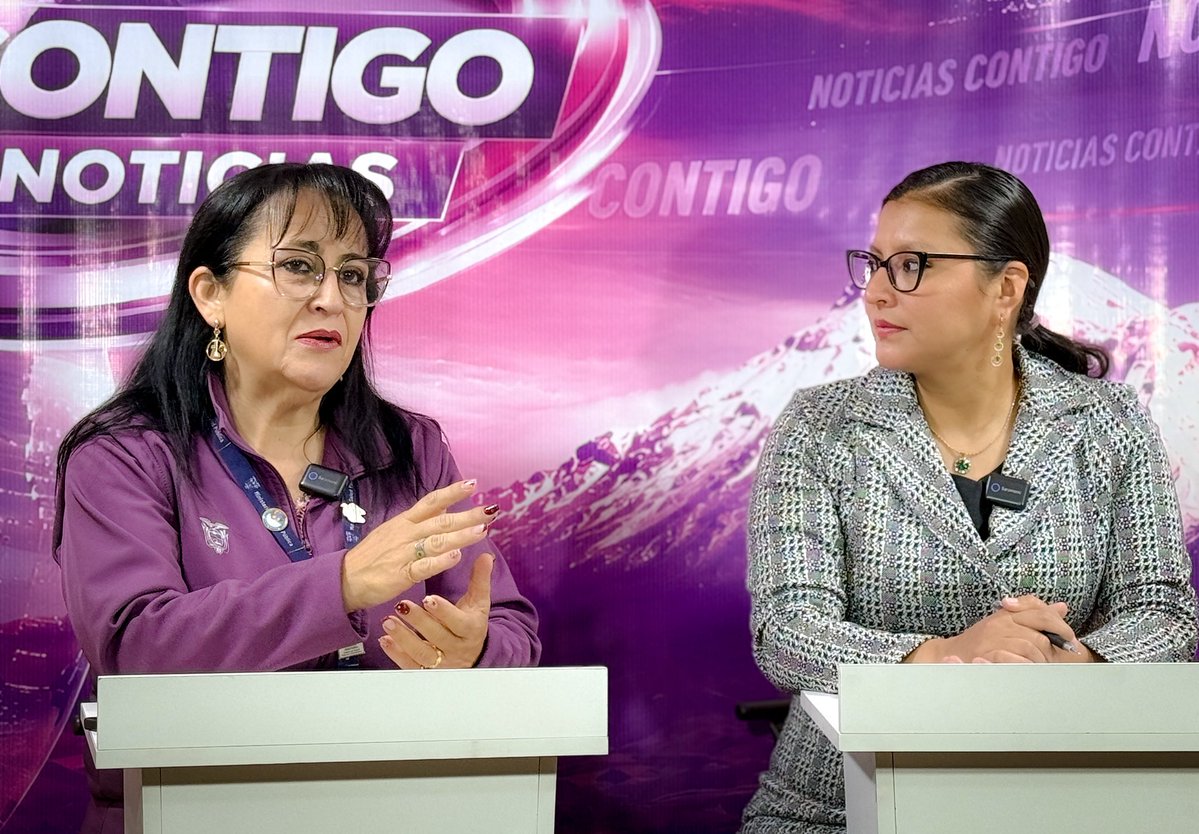 DPS_Chimborazo's tweet photo. #Riobamba | En entrevista, la Directora @DPS_Chimborazo, @VeLoGuLe1970 detalló las acciones y avances de la gestión médica en #Chimborazo. Se refuerza el equipamiento, abastecimiento e infraestructura para garantizar atención digna a las familias de la provincia https://t.co/OC9q56tqGg