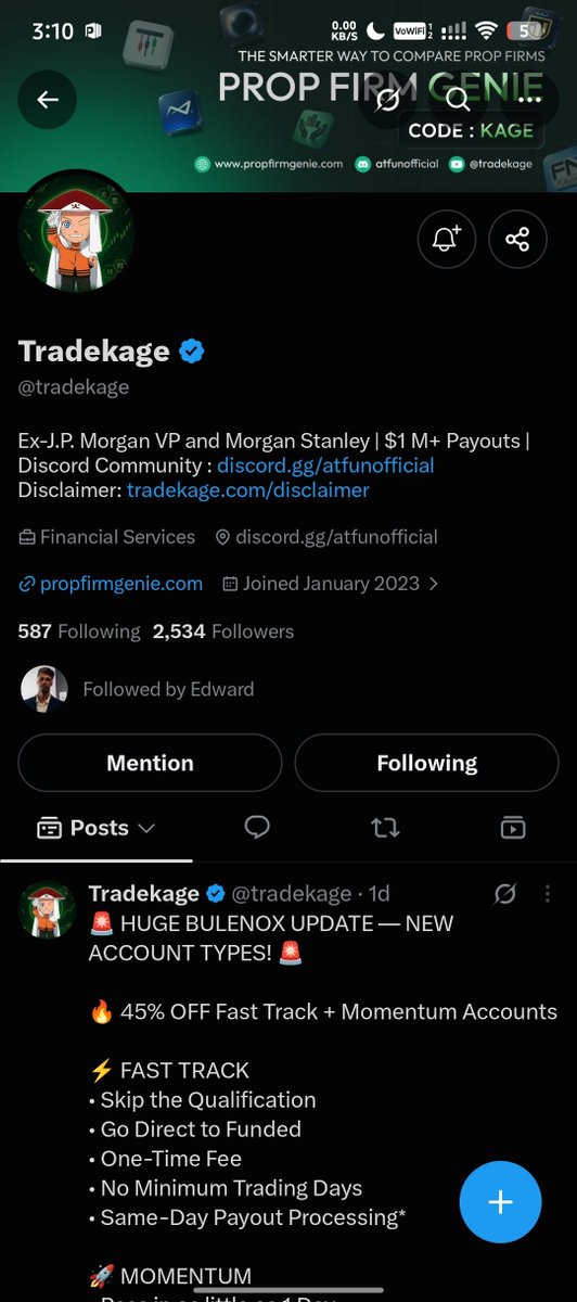 ideeeppppp's tweet photo. @tradekage @propfirmgenie @TheTradingPit_ KAGE @HarshPatel55263  @moizali1122125 https://t.co/uFL9ikEvk3
