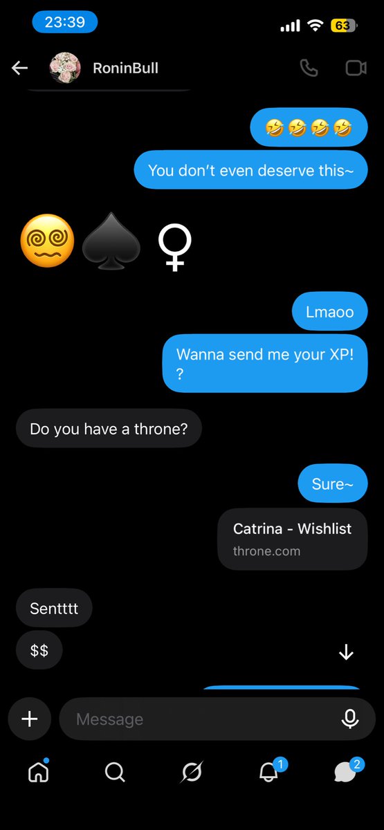 SendtoCatrina's tweet photo. And here’s another 𝖇𝖊𝖙𝖆 𝖉𝖔𝖒𝖒𝖊 sliding into my DMs, eager to be crushed by my power in exchange for a quick dopamine hit~ ✨ 
Look how 𝖕𝖆𝖙𝖍𝖊𝖙𝖎𝖈 he is~ 🤣
@Vesper2DFD 
Next time, beta dommes, come straight here with your 𝔀𝓪𝓵𝓵𝓮𝓽 in your mouth~ ❤️ https://t.co/54KPFXESEC