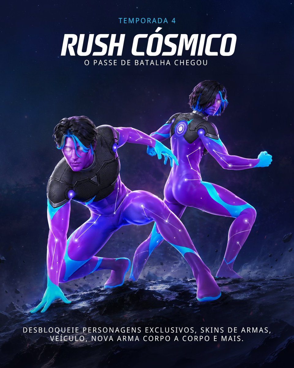 PrimeRushGG's tweet photo. A TEMPORADA 4 ESTÁ NO AR 🚀🌌

Vem conferir um resumo de tudo que está chegando no Prime Rush nos próximos dias. Segue o fio 🧵 https://t.co/okeUt0jhjk