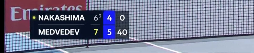 ItsLordBets's tweet photo. Medvedev Choked. He had 3 matchballs and he lost. We finish the day with 2/3 ✅ https://t.co/t8nfQjUpVS