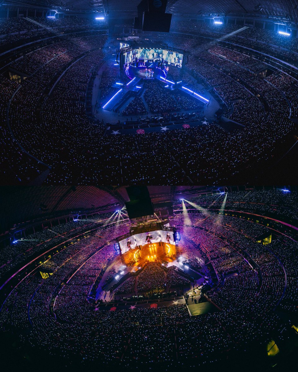 TheePopCore's tweet photo. BTS becomes the FIRST Asian Act in history to perform two SOLD-OUT shows at Arlington's AT&amp;T Stadium. https://t.co/J146dHtYOX