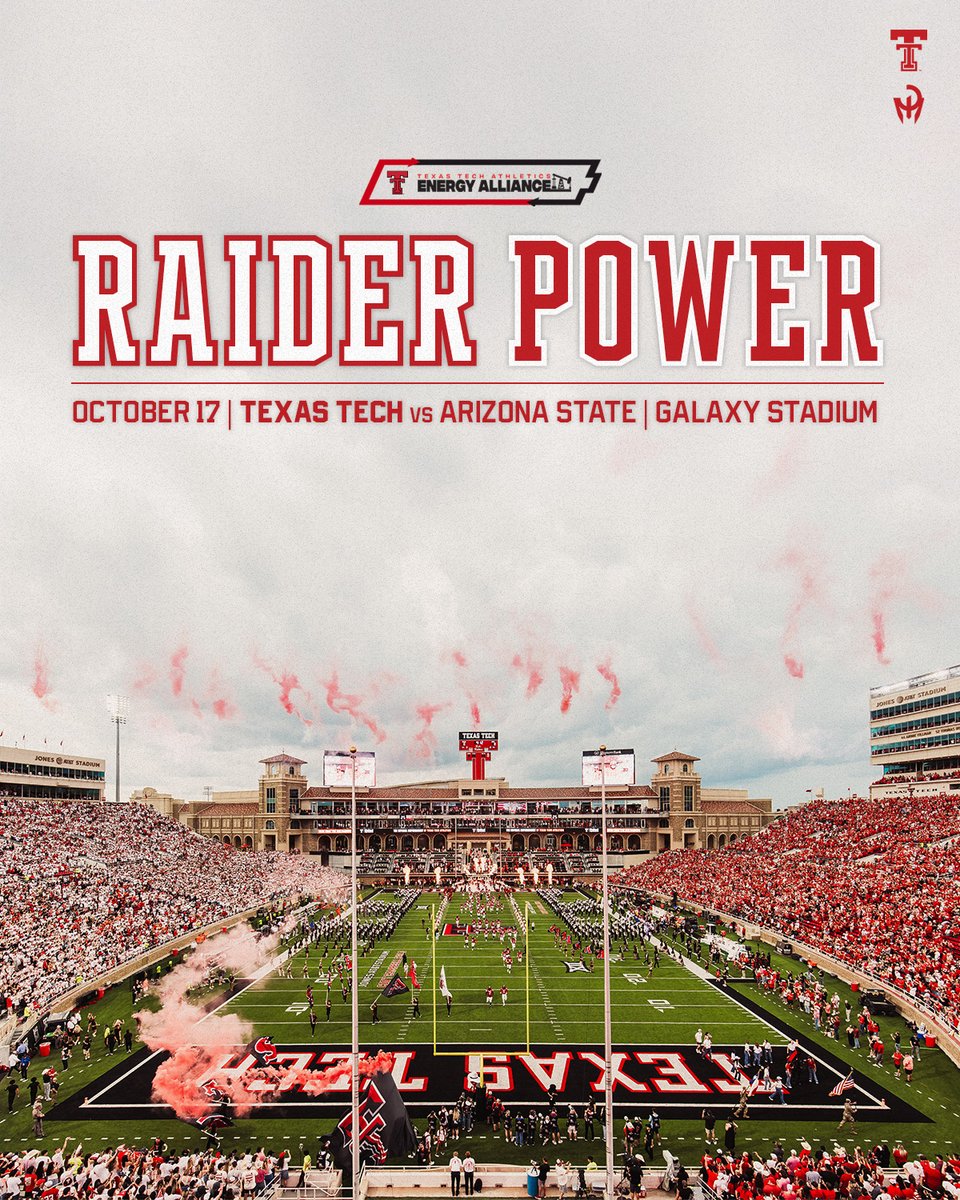 TexasTechFB's tweet photo. Split the stadium in half for Homecoming on Oct. 17

⚪️ West Side ⚪️
🔴 East Side 🔴 https://t.co/AHd7PFhbVV