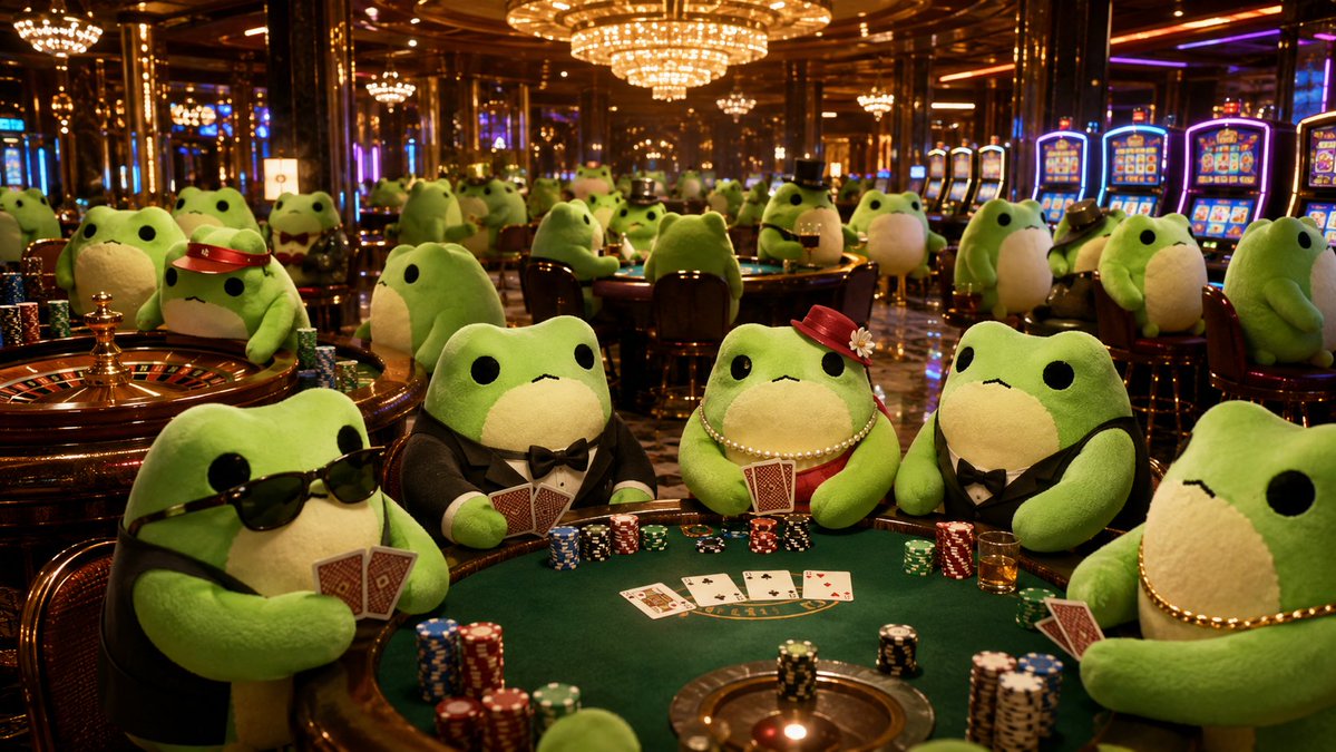 frokthecoin's tweet photo. The house always wins.

Tonight, the house is $FROK. 🐸 https://t.co/bKuza7sNFg