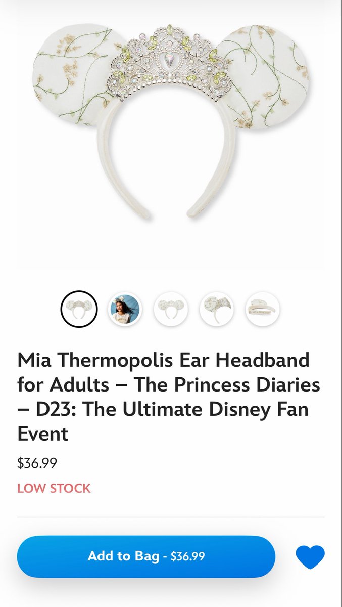 ariyanaskz's tweet photo. this is the most annoying thing ever why does it say low stock but then says out of stock when i press checkout??? just let me buy the PRINCESS DIARIES EARS https://t.co/TUVMGe9HMI