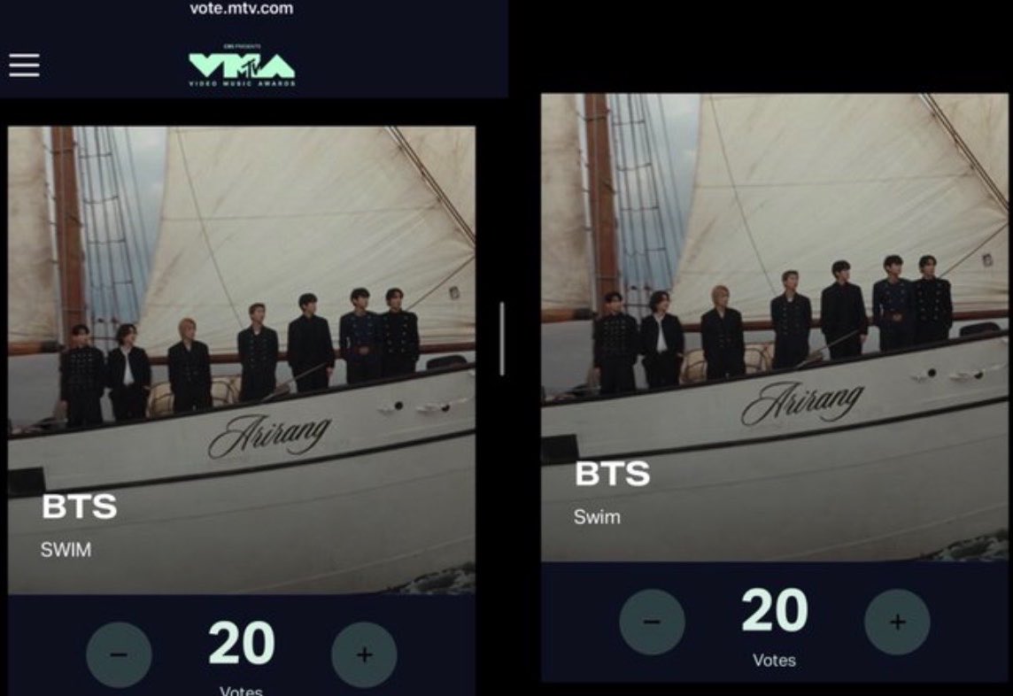 meilvsjk's tweet photo. voten!!

🔗https://t.co/52fAHlksWQ 

VOTE FOR SWIM ON VMAS
VOTE FOR BTS ON VMAS
#VoteForBTSonVMAs
#VoteForSWIMonVMAs https://t.co/kiYAQBsvzV