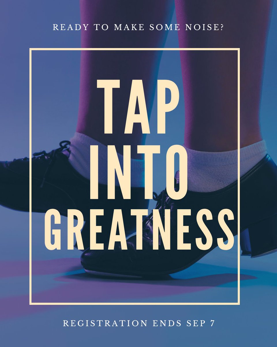 CTCharlotte's tweet photo. Tap into greatness with our classes for 6th - 12th grade. These classes are designed for teens ready to take their skills to the next level. Register for Tap, Improv, Makeup, and more today.

👉 https://t.co/Ej6m6g217x

Registration ends Sep 7

#TapDance #Makeup #Improv #Theatre https://t.co/jWe0P6Xm7Y