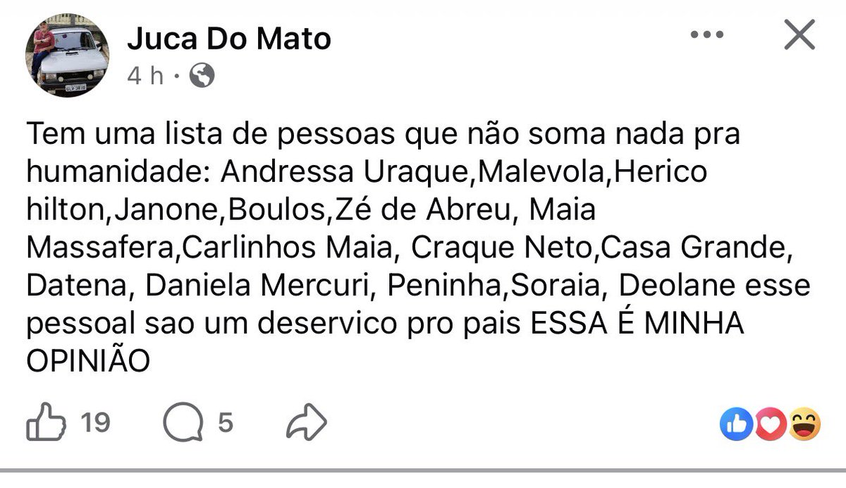 guiaucampos's tweet photo. Ler essa lista em voz alta é bom demais https://t.co/YqfGi2hhd4