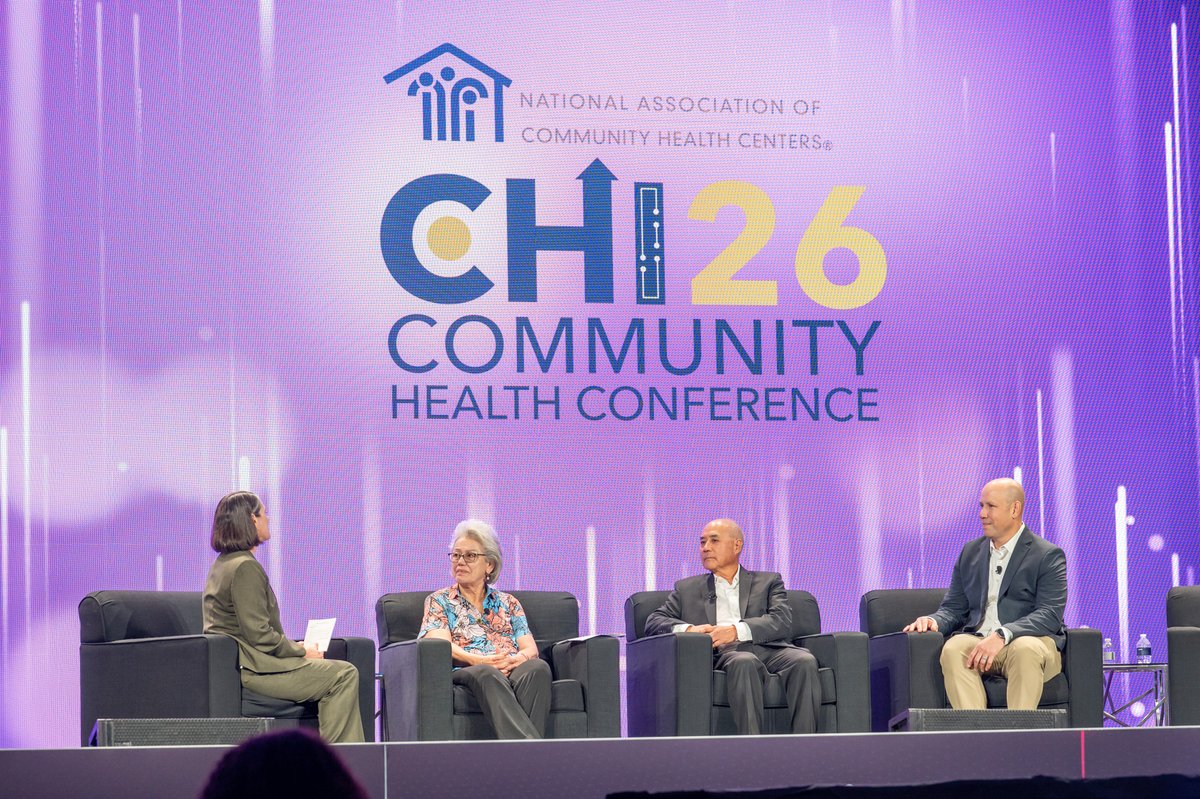 NACHC's tweet photo. We closed #CHICon26 with a General Session focused on connected care, technology &amp; the patient-majority board model—&amp; celebrated Melvin Dizon, DSW and James Schultz, MD, with NACHC Achievement awards. 👏

A fitting close to three incredible days with the CHC movement. #ValueCHCs https://t.co/qo9LBtyAiF