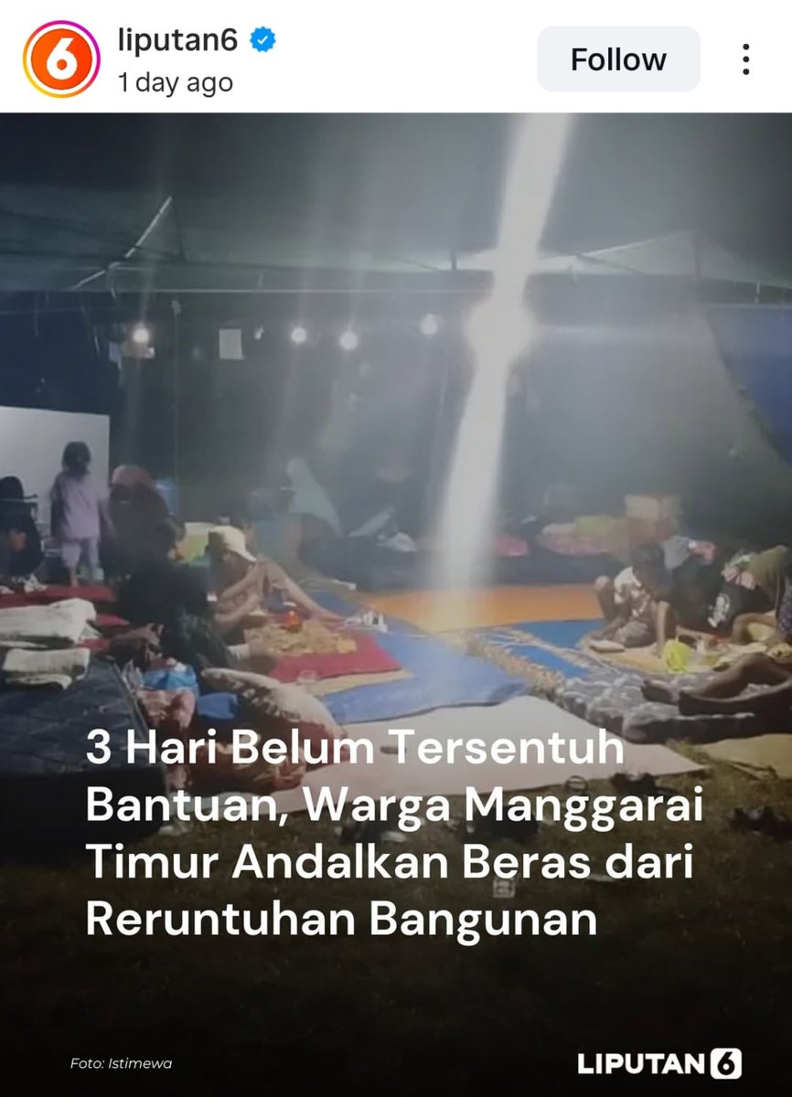 dosenkesmas's tweet photo. Aseli ga tahu apa yang jadi pertimbangan pemerintah.

Ini baru satu titik, belum titik yg lain.

"Kami hanya andalkan sisa-sisa beras yang bisa diambil dari reruntuhan bangunan" https://t.co/namy0wOQoV