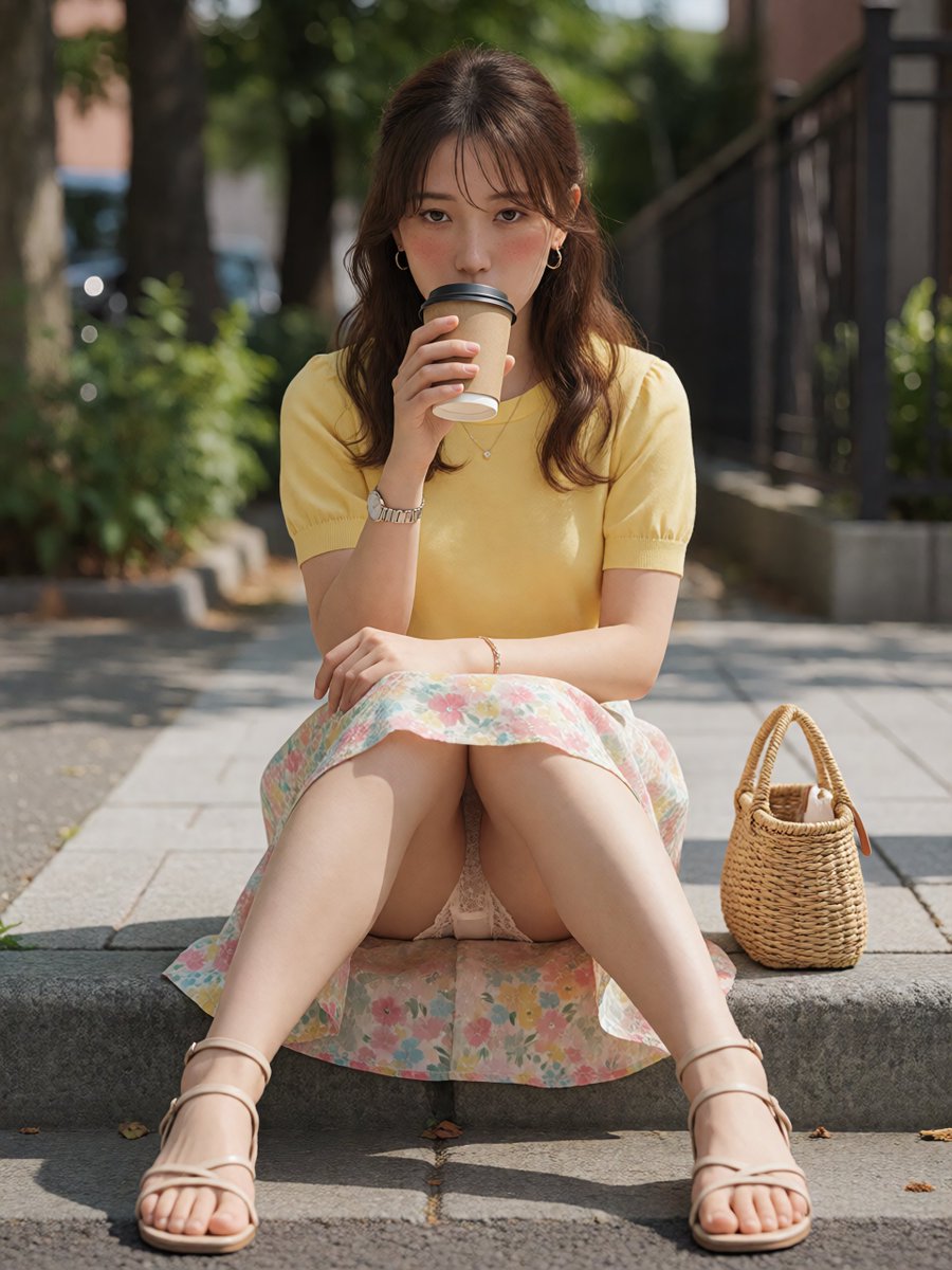 AI_DokiStudio's tweet photo. 朝の散歩中。疲れたのでコーヒーブレイク☕️
#AIart #AIGirl #Fictional #digitalart #SFW
Out for a morning walk. Got tired, so I'm taking a coffee break ☕️ https://t.co/8Bfm7fHJzi