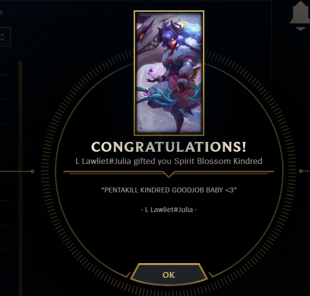 heartsh9ped's tweet photo. 2nd game on kindred &amp; i get spoiled for doing good :D https://t.co/RaDsRFr2Qq