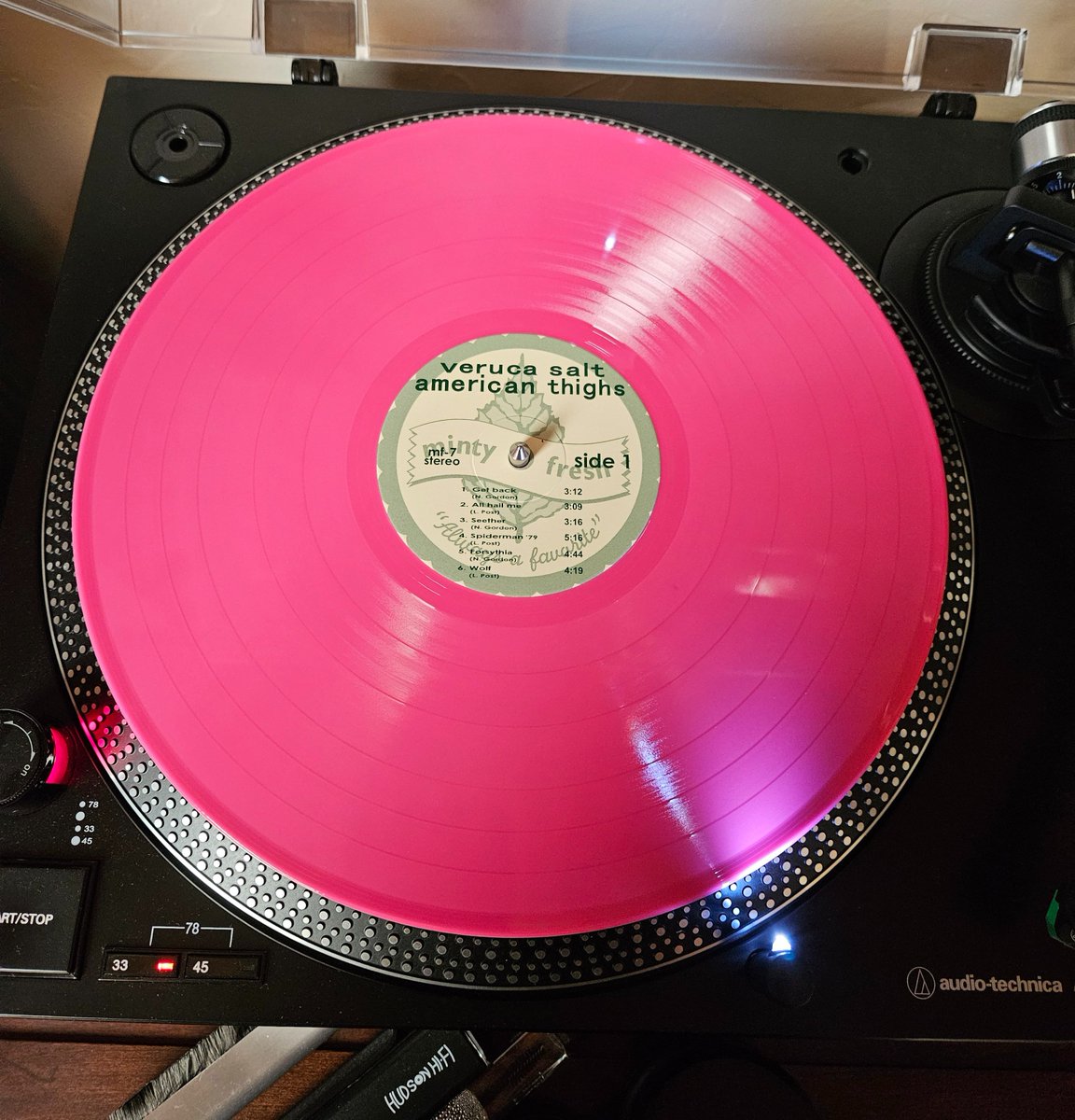 KilpatrickKeli's tweet photo. Veruca Salt • American Thighs 🇺🇲
2024 Minty Fresh reissue 
#VinylRecords #VerucaSalt 🩷 https://t.co/H0u56Ndoll