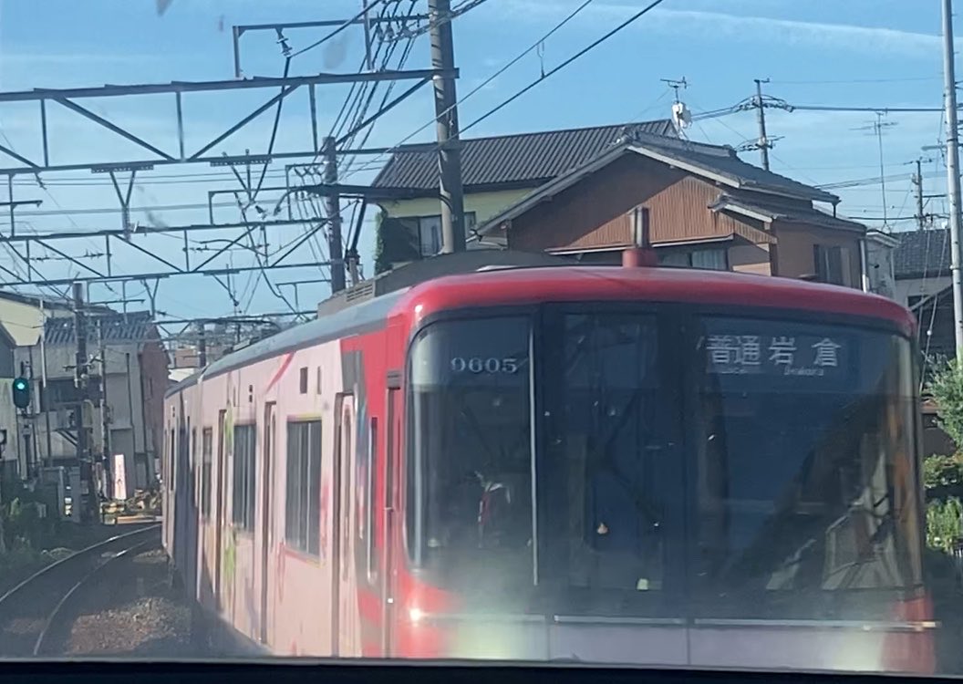 kaluxel's tweet photo. 793レ普通岩倉9505F
あさド列車♪
#meiun 
#名鉄 
#名古屋本線 
#犬山線 
#9500系 
#中京テレビ
#あさド列車 https://t.co/7X6N1RjS90