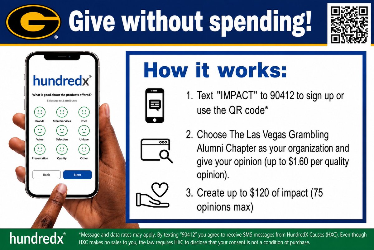lvgac702's tweet photo. We have 12 days left in our fundraiser! One person can complete up to 75 surveys, which can raise up to $120 for the Las Vegas Grambling Alumni Chapter.

Please try to complete all 75 surveys if you can. Every survey makes a difference and helps support our chapter! https://t.co/SNqa8j2SVx
