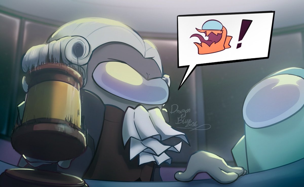 Dragon_Bluey's tweet photo. New role judge 🧑‍⚖️✨
#amongusfanart #amongus #amongusart https://t.co/SYDABBzQ8S