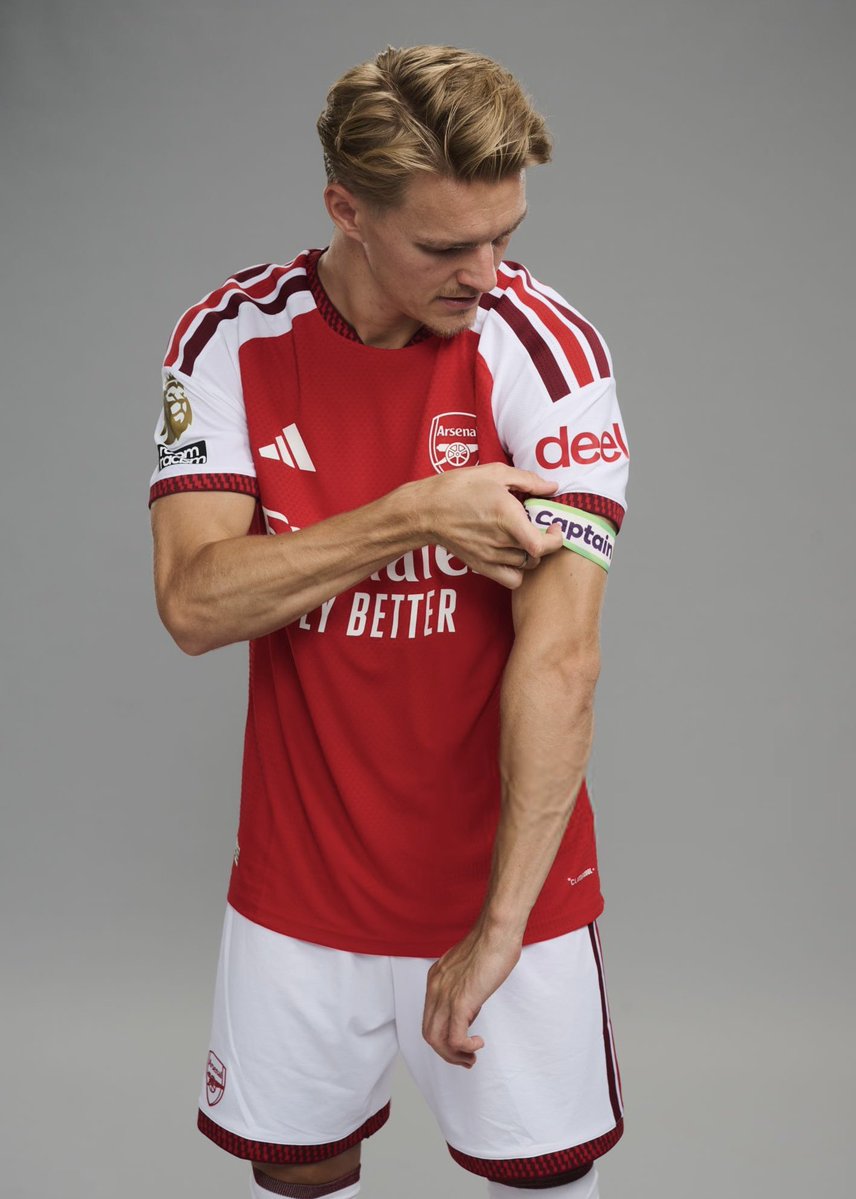 afcstuff's tweet photo. Arsenal captain, Martin Ødegaard: 2026/27. ✅🇳🇴 https://t.co/ZPVzHLELZe