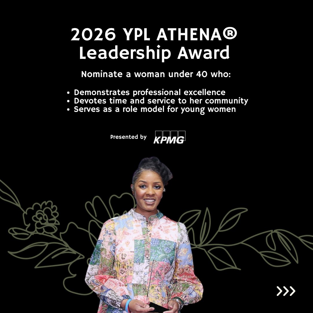 DRC's tweet photo. Nominations are open for the 2026 ATHENA® Awards, and we need your help identifying potential recipients. These awards recognize exceptional women who excel in their careers, contribute to their communities and develop women leaders.

Submit your nomination today! https://t.co/LHM79aNaMQ