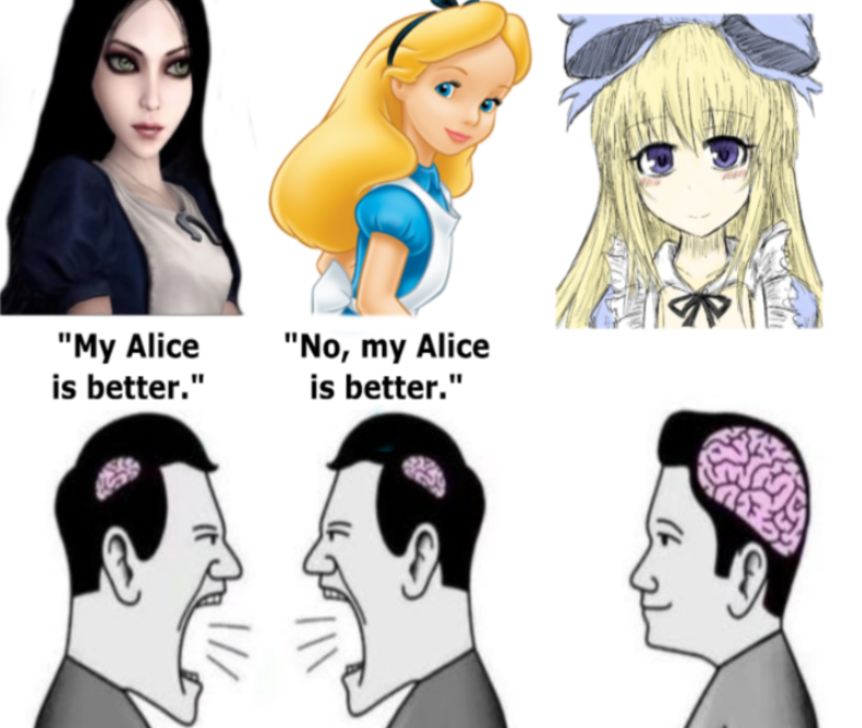 CakeyAndStuff's tweet photo. Black Souls Alice is the best Alice https://t.co/qWXDHnngSM