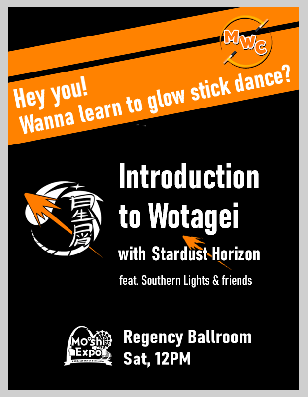 Team_SDH's tweet photo. 🚨 MO'shi Expo ANNOUCEMENT 🚨

We're hosting an Introduction to Wotagei panel at MO'shi Expo on Sat, Sept 12th at 12pm in the Regency Ballroom/Main Stage! 

Be there to see a cool performance with @SLWota and our wotagei friends!

#moshiexpo #moshiexpo2026 https://t.co/P7eERwiI3R