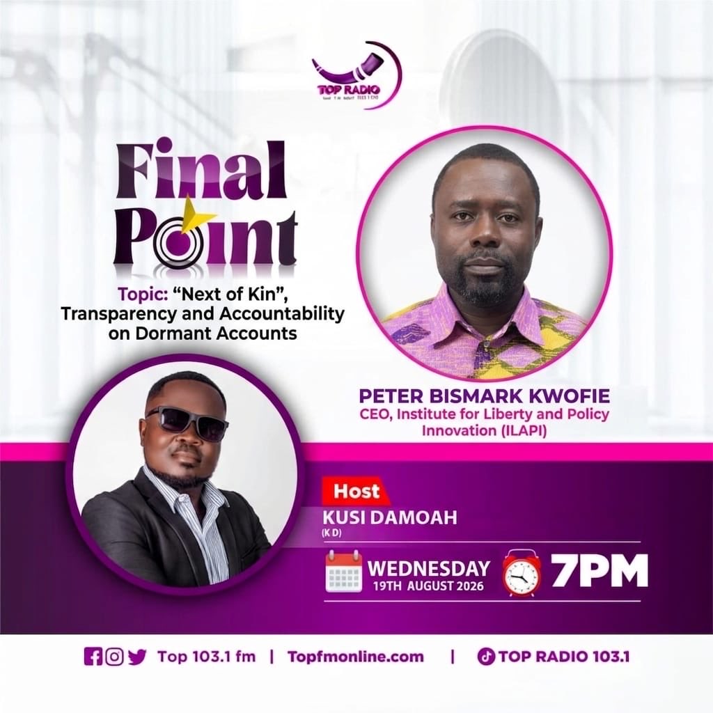 ILAPI_Institute's tweet photo. Our CEO would be discussing the Dormant account and unclaimed balances on Top Radio. If you missed other interviews, you can’t miss this one. https://t.co/d1R8q2rTsv
